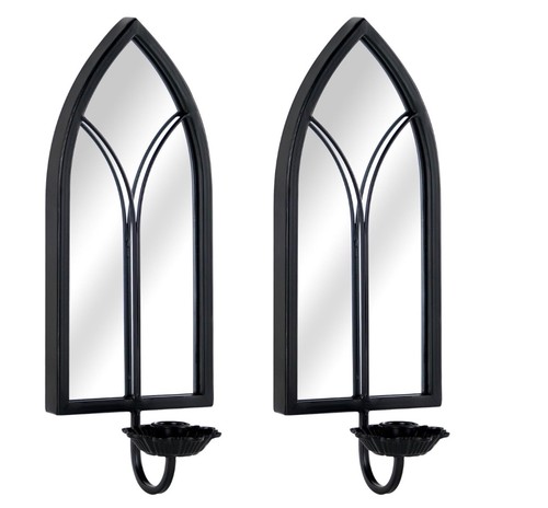 2pcs black arch - 2pcs, sconces